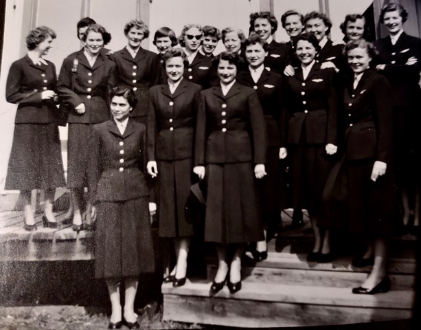 Graduated SAS air hostesses, Stock holm 1954. Photo © Aase Linaae